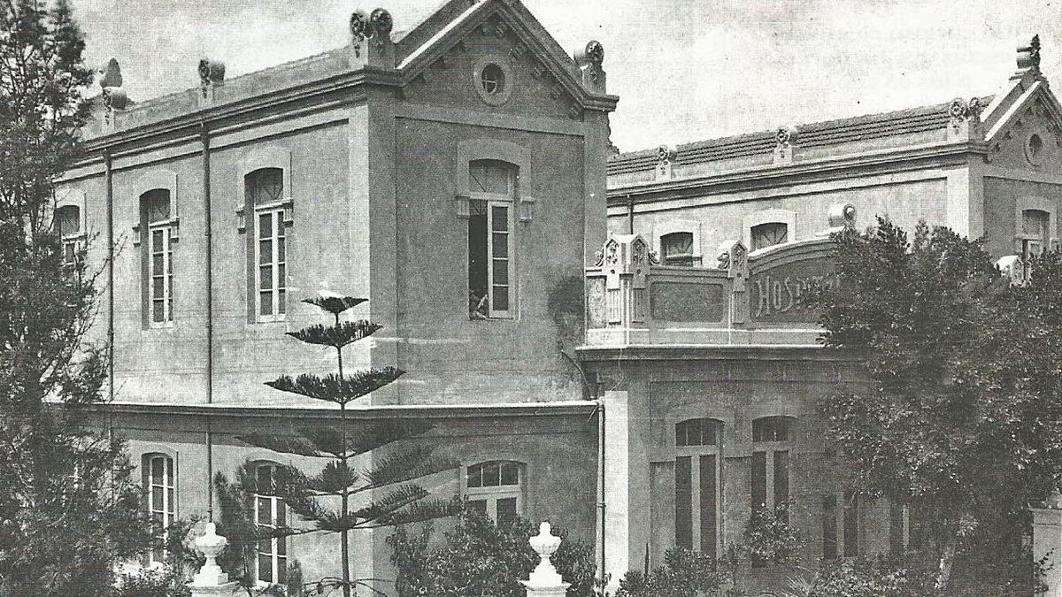Imagen del Hospitalito de Niños en el año 1932. E. D.